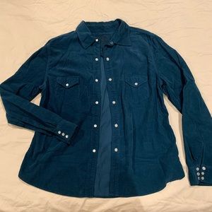 100% Cotton Johnny was corduroy top